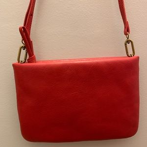 Red Madewell the puff crossbody bag Leather